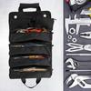 Tool Roll Bag Oxford Cloth Easy To Carry Zippers Secure Buckle Gifts Pouch Heavy Duty Storage Case