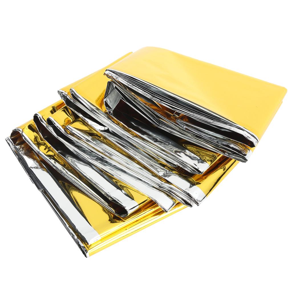 160x210cm Emergency Tent Blanket Camping Thermal Sleeping Bag Survival Reflective Shelter