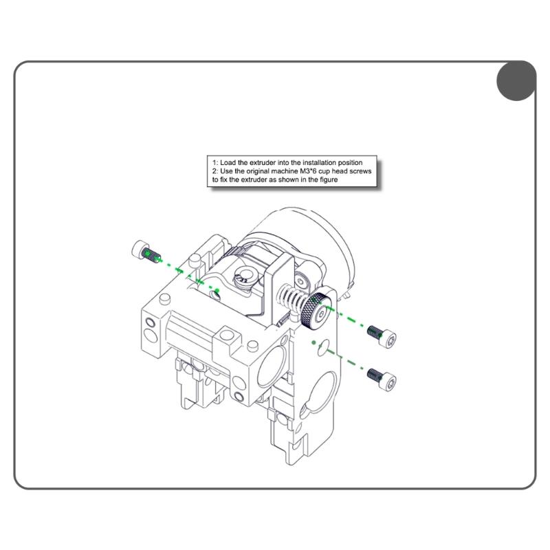 Ensemble Extrudeur DualGear pour K1Max pour Divers Filaments Comme PLAs TPU PETG