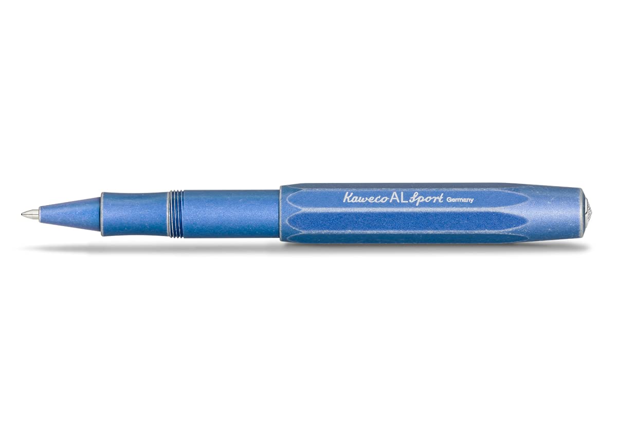 Kaweco Ballpoint Al Sport Stonewash Officially Imported Water-Based Pen, Blue, ALRB-SL,