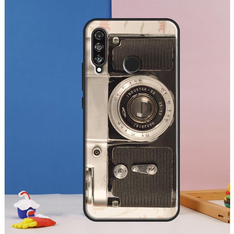 Retro Camera Vintage Case For Huawei Nova 12s 7i 8i 11i 12i 9 10 SE Y73 Y90 Y70 Y72 Y61 Y91 P30 P40 Lite P60 Pro