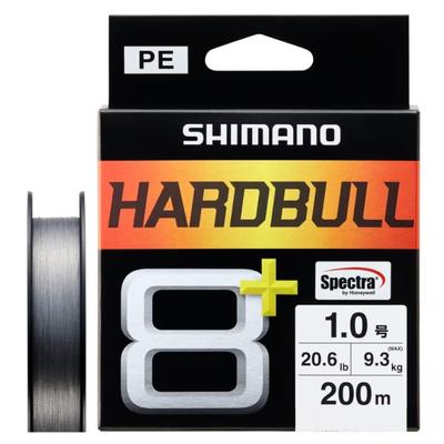 SHIMANO PE Line Hard Bull 200m Aço Cinza 8+ LD-M68X Não. 1,0 (20,6 libras)