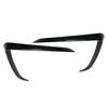 Carbon Fiber Front Fog Light Lamp Eyebrow Cover Trim Fit Tesla Model Y -