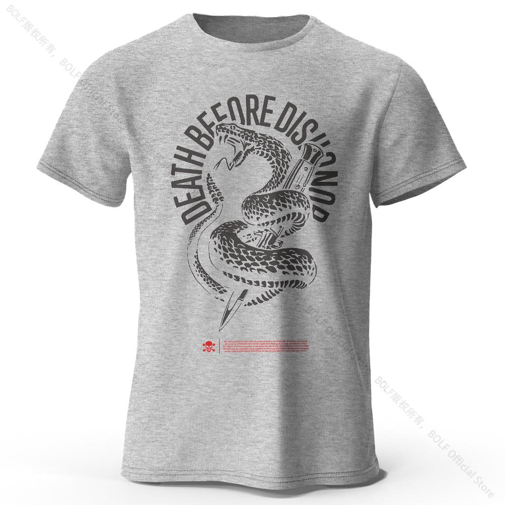 Simple Printed 100% Cotton T-Shirt, Lightweight Round Neck Short Sleeve Tee, Unisex Casual Style for Men & Women
