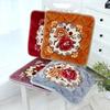 1 ks Podložka na židli Protiskluzová Náhodná barva Teplé podsedáky na židli Zesílená podložka na stoličku Pastýřské květiny 40x40CM Fleece