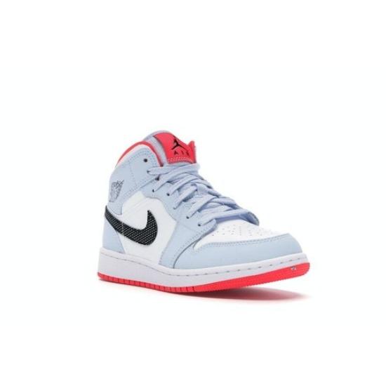 Jordan 1 Mid Half Blue - 555112-400