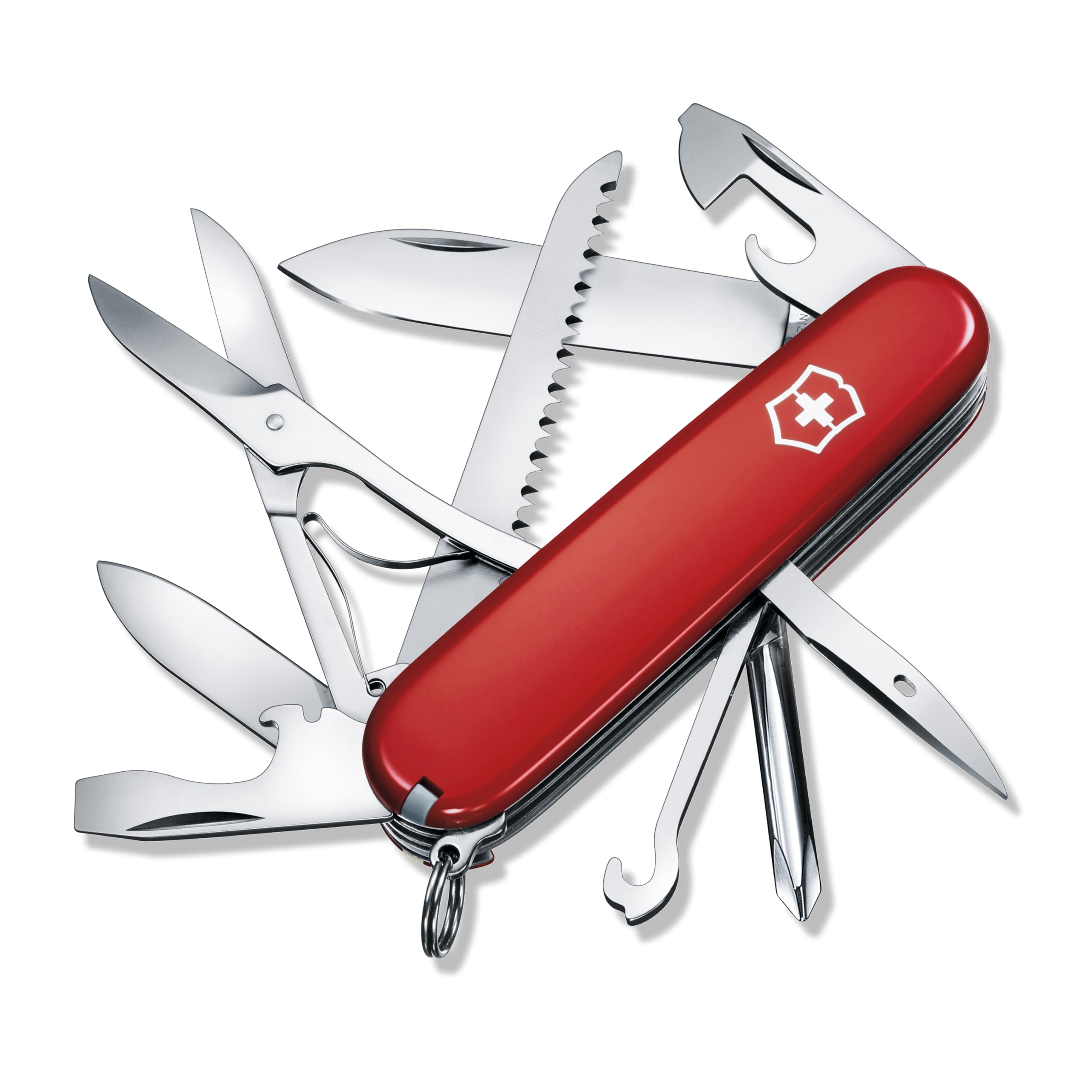 VICTORINOX Fieldmaster Swiss Army Knife Emergency Preparedness with Saw and 15 - Multi-functional Knife, Kit, Scissors, Functions, Swiss-made