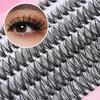 12 Rows Bond and Seal 3D Faux Mink Lash Wispy Style Fake Eyelash False Eyelashes  Eye Lash Extension