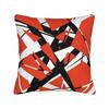Evh Stripes Van Halen Red Design Pillow Case Soft Pillow Cover Kawaii Pillowcases For Couch Sofa Bedroom