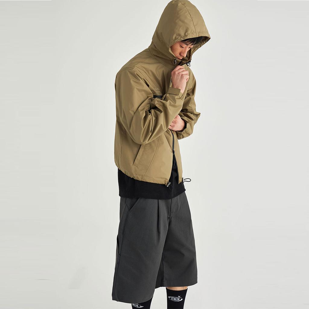 AEIAEIAE Twill Bermuda Pants [Dark Gray]