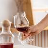 LISM Japanese Style Low-Stem Crystal Sake & Wine Glass
