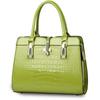 Women's One Shoulder Bag Bright Leather Crocodile Texture PU Leather Portable Women's Bag One Shoulder Diagonal Large Capacity Women's Bag