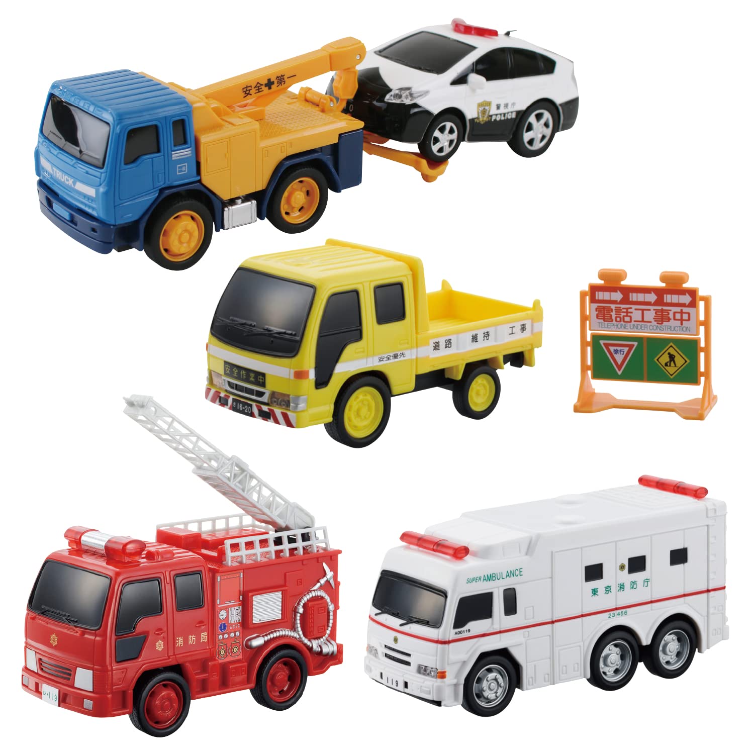 

Maruka Drive Town Premium5 Kinkyu Car Set игрушечная машинка возраст 187526 3+