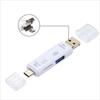 New 5 in 1 Multifunction USB 2.0 Type C USB Micro USB SD TF Memory Card Reader for Android Computer Dock OTG Type C Adapter 3