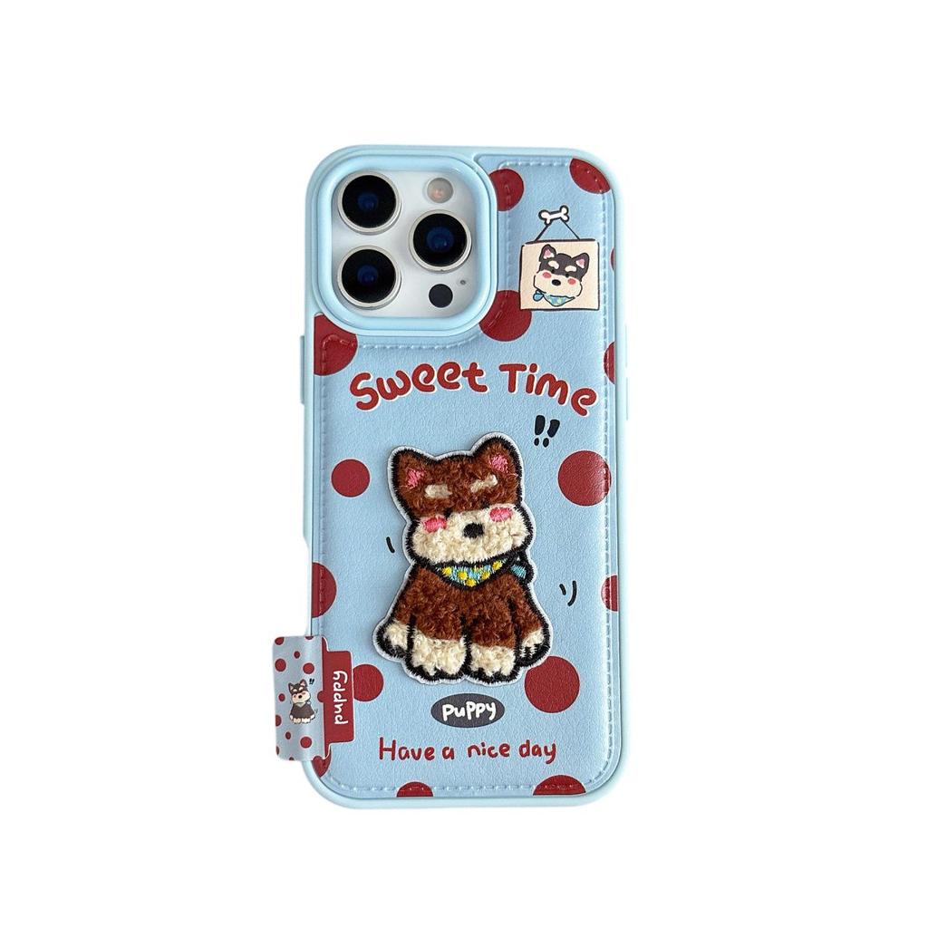Skateboard Puppy Phone Case for iPhone 17 Pro Max, Apple 15/16, Huawei Mate 60/70/P80