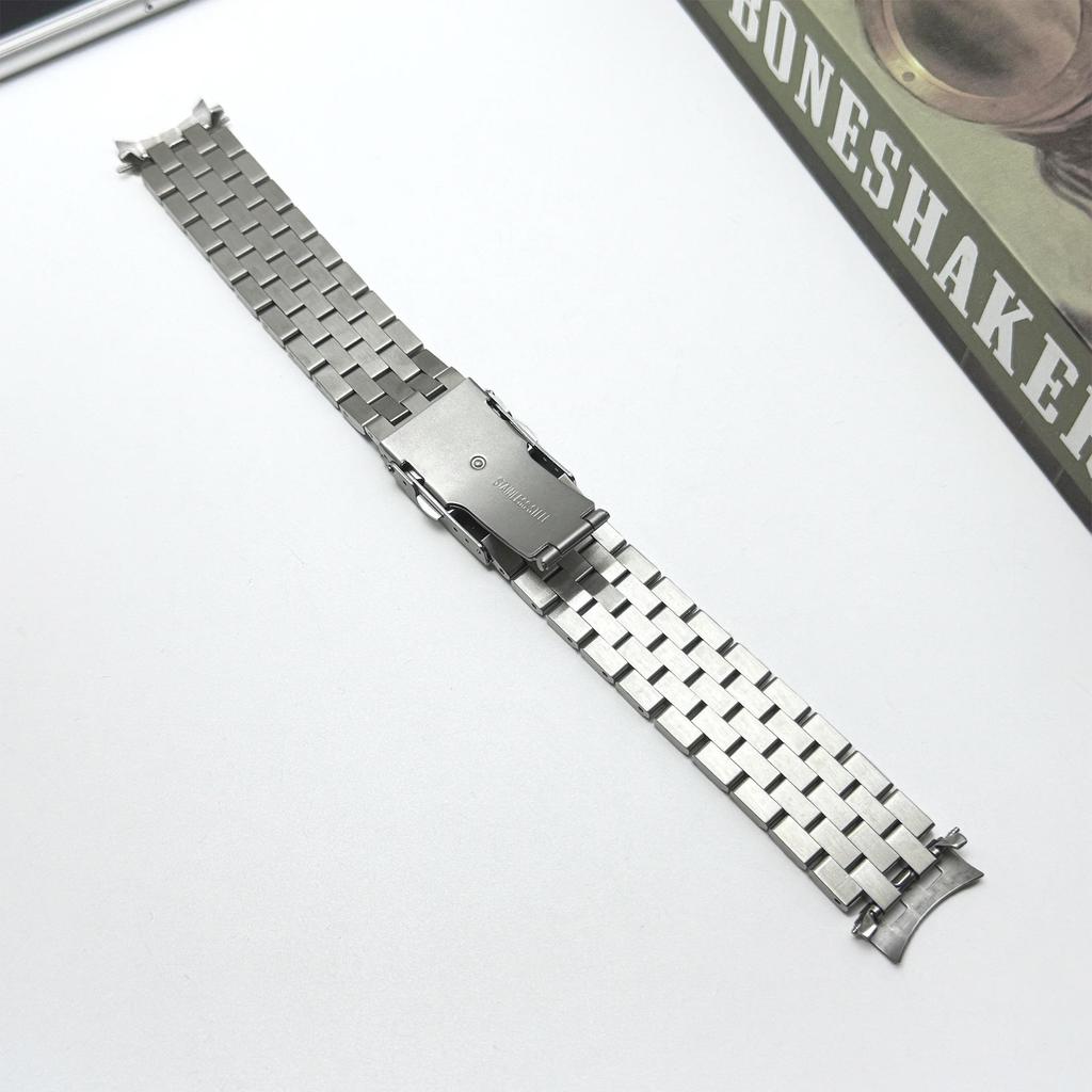 Stainless Steel Tank Chain Watch Band for Seiko Turtle SRP773/775/777/A21, 22mm