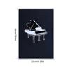 Elegant 3D Piano Celebration Card Distinctive 3D Piano Card for Birthday Parties, Graduations, and Valentines Day