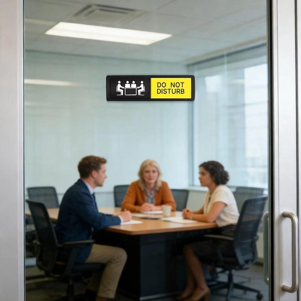 Clear Communication Privacy Sign Sliding Door Sign Sturdy Do Not Disturb Sign Bathroom