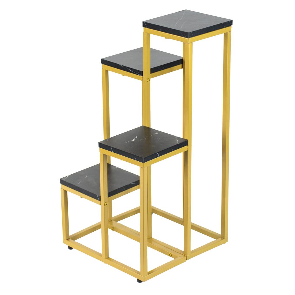 Standing flower stand, plant stand, metal loft, 4 levels, 68cm
