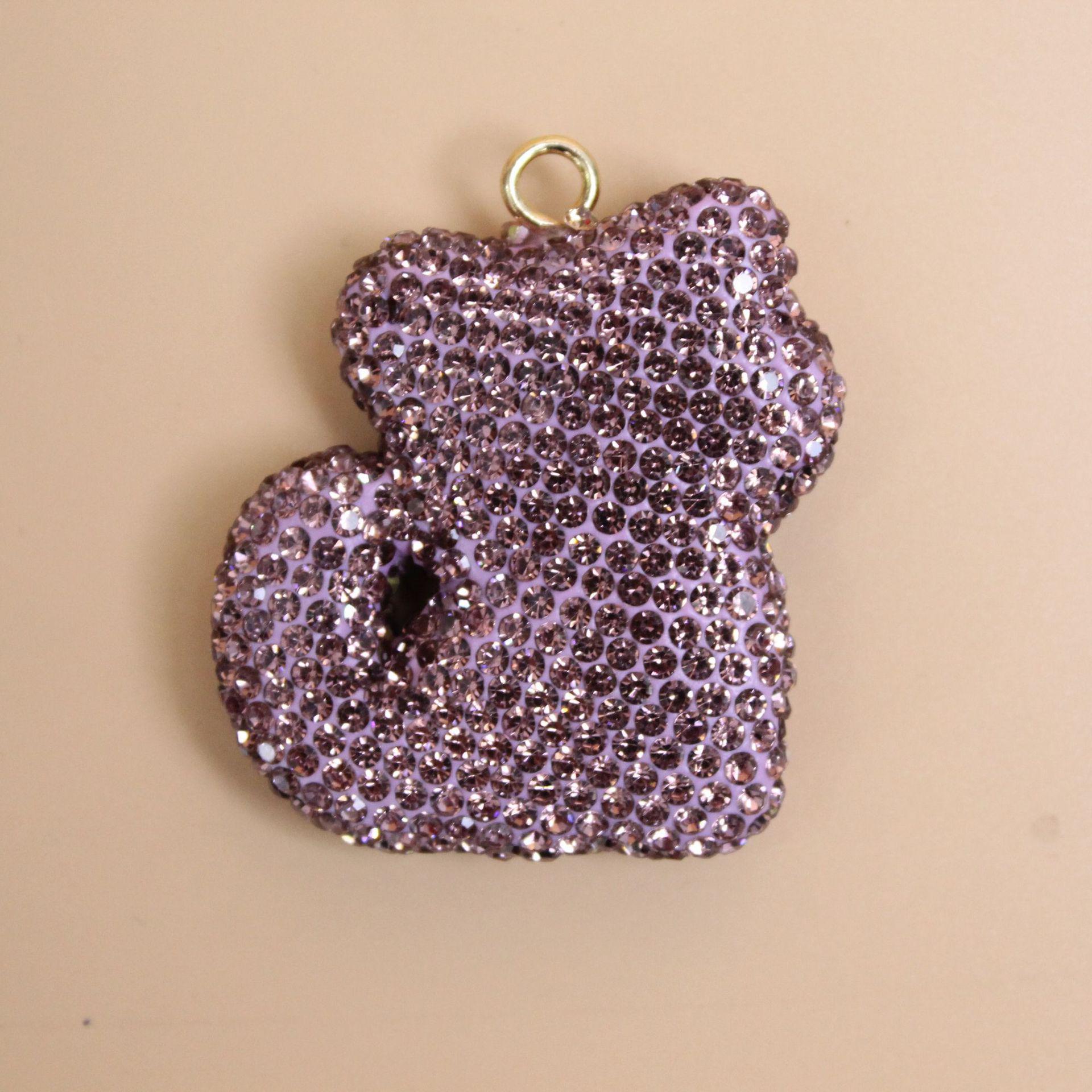 Rhinestone Kitten Keychain and Bag Pendant Cat Accessories