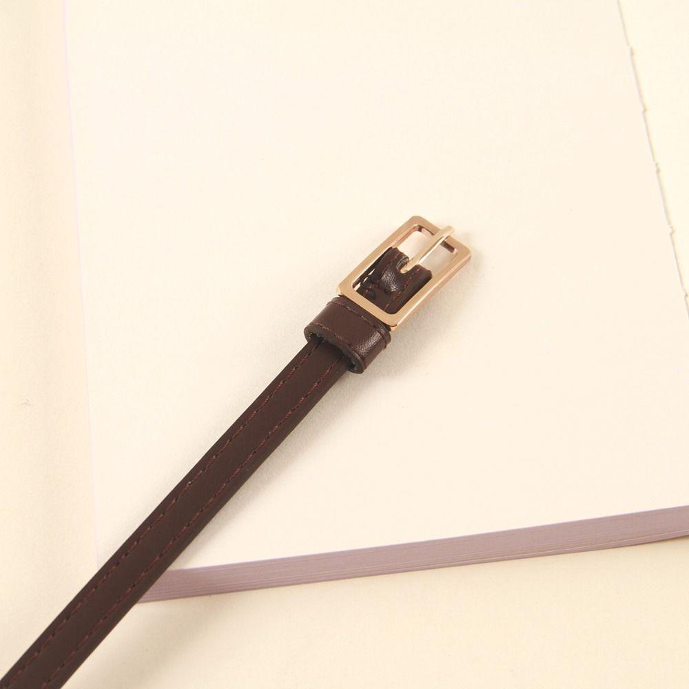 

Розкішний дизайн Ремінь із пряжкою-штифтом Універсальний пояс для джинсів Жіночі тонкі ремені