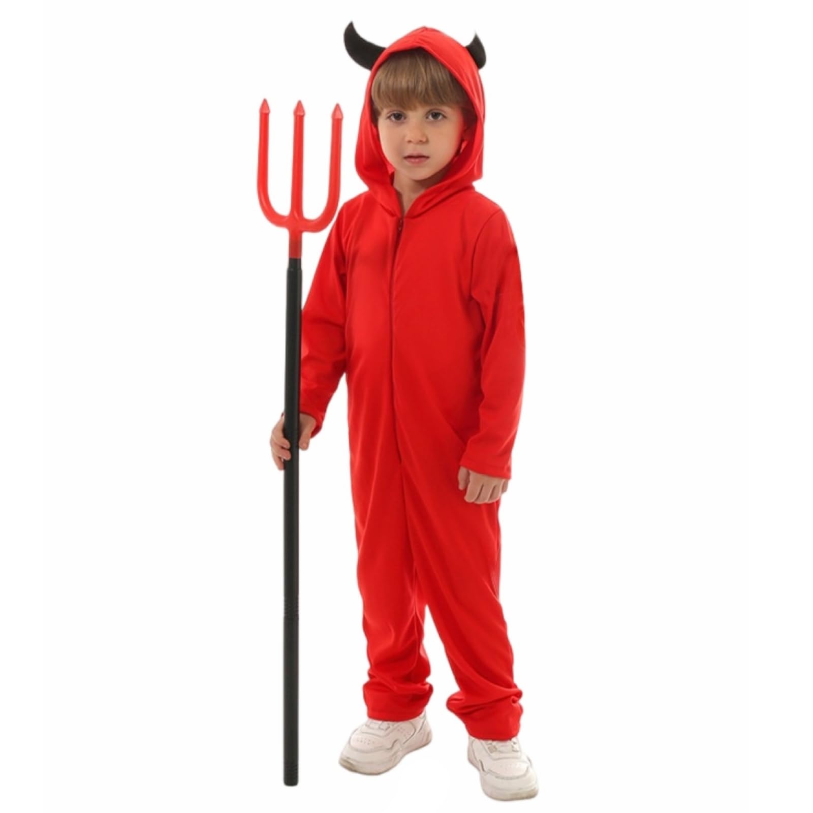 [APOSITV] Cosplay Devil Kids Halloween Boys Costume Cute Devil 140cm