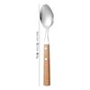 Four-Piece Cutlery Set: Stainless Steel Steak Knife, Fork, Spoon, with Rosewood Handles.