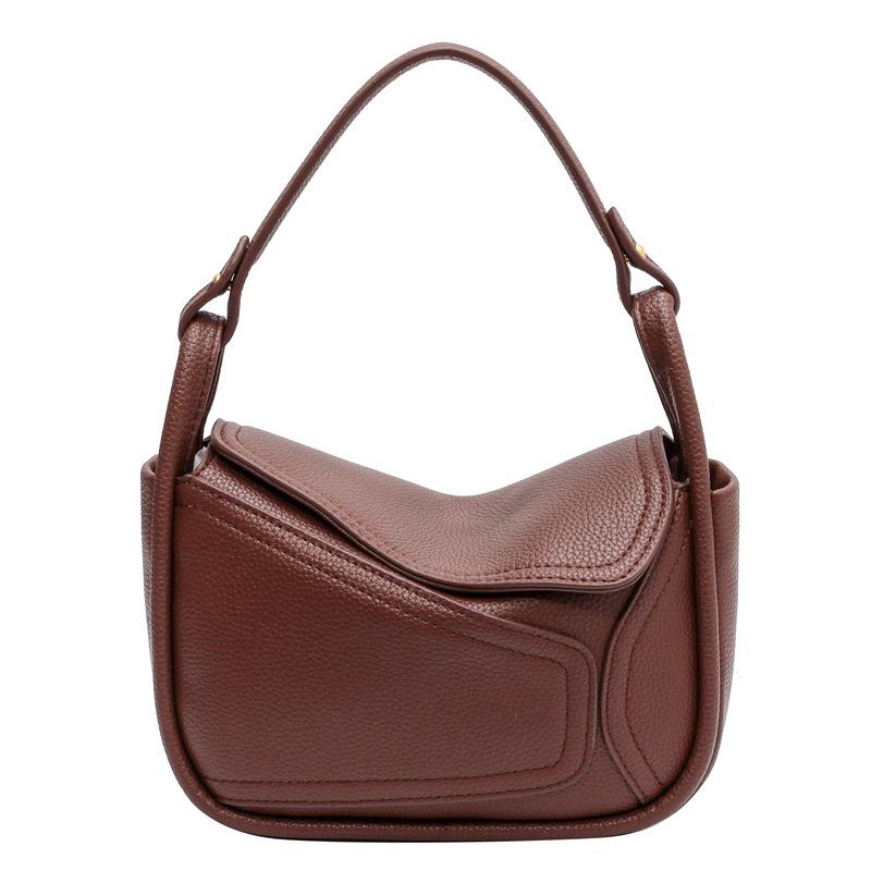Feeling retro small square bag women's 2026 summer new niche portable commuter shoulder messenger bag women