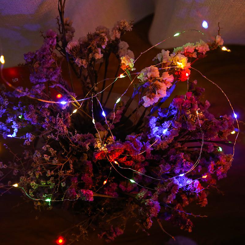 Cross-Border USB Copper Wire Curtain Lights - Christmas Indoor Garland String Star Lights