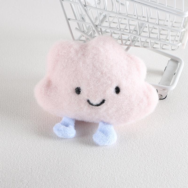 

Cartoon Cloud Squeaky Embroidered Brooch & Bag Charm Accessory Original Materials (For Reprocessing)