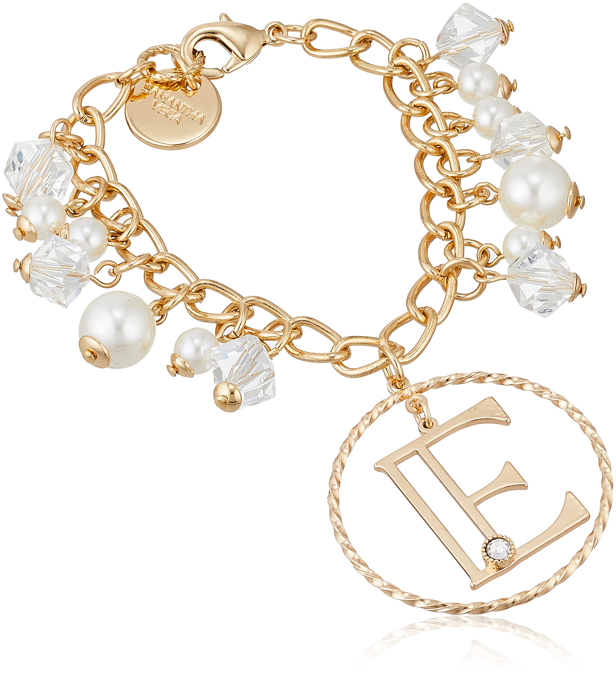 

Charm Official Twist Ring Initial Charm E 72121225022 [Samantha Vega] Women s золотий