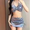 Dámský sexy třídílný plavkový bikini set