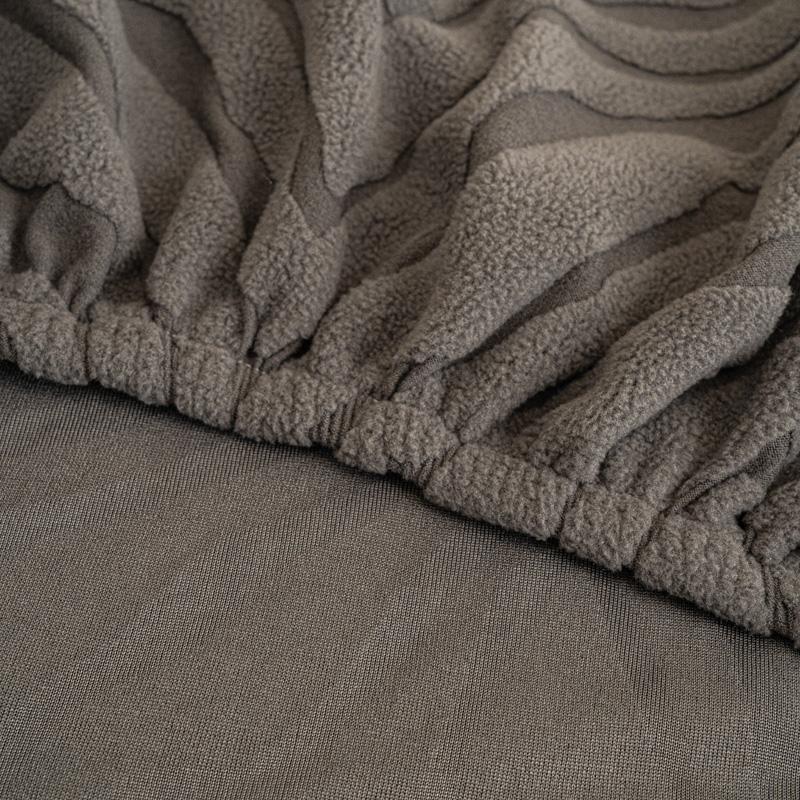 Jacquard Rutschfester Sofakissenbezug Verdickter einfarbiger Couch-Schonbezug Für Wohnzimmer 1/2/3/4 Sitzsofa-Schutzbezüge
