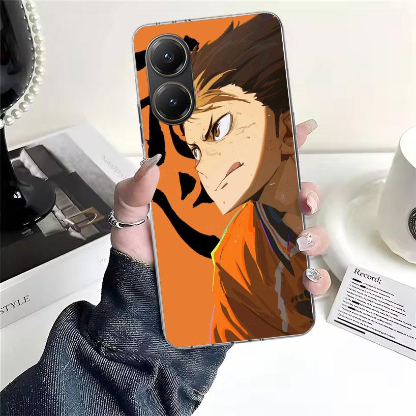 

Haikyuu Oya Волейбол Аниме Мягкий Чехол Для Телефона Для Xiaomi Redmi 15C 15 13C 13 Poco X5 X6 X7 F7 Ultra M7 12C 12 10 10C 9C 9A 9T 9 F Redmi 10C