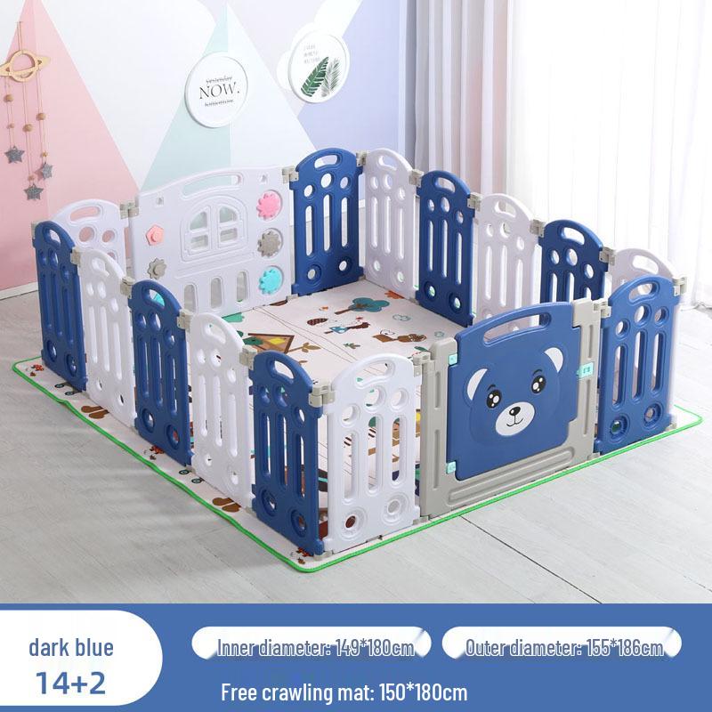 Baby Safety Playpen with Crawling Mat – Indoor Toddler Barrier