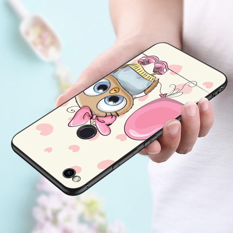 Cartoon Owl Cute Owls Case For Huawei Honor 10X Lite 7A 7S 8A 8S 8C 8X 9A 9C 10i 20i 30i 20S 20E 9X Pro 10 8 Lite Black Cover