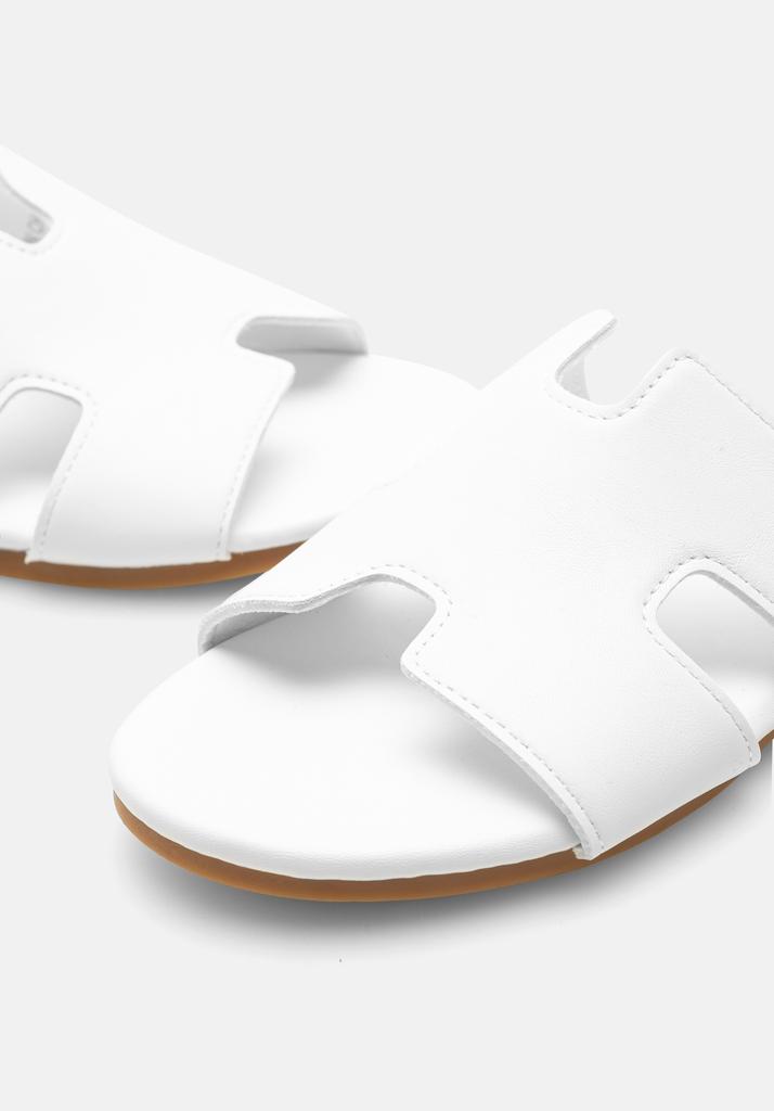 Wittchen Women's Flip-Flops In Eco-Leather White