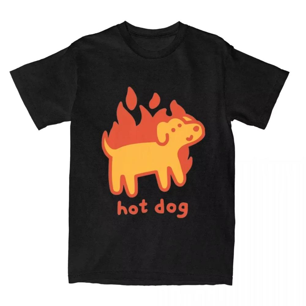 Hot Dog Apparel Shirts Men Women Hotdog Meme Unique  Graphic Printed Clothes