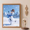 5D Diamond Painting Set DIY Handmade Diamond Painting Art Production Olaf Snowman Diamond Decorative Painting