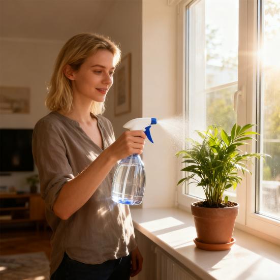 Butelka ze spryskiwaczem Ręczna pompka Spust Regulowana dysza Przenośna butelka ze spryskiwaczem Rośliny Kwiaty Spryskiwacz do wody