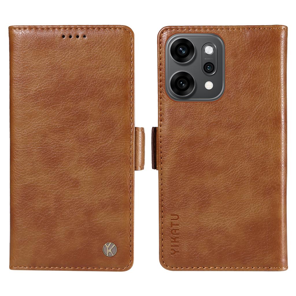 For Oppo Reno14 Pro 5G (China)/Oppo Reno14 Pro 5G (Global) Case YIKATU YK-007 Litchi Texture PU Leather Wallet Phone Cover