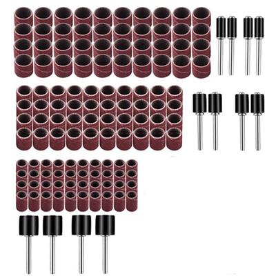 Yousheng 132PC Frosted Drum Kit With Free Box for The Dremel Rotary Tool Electric Grinding