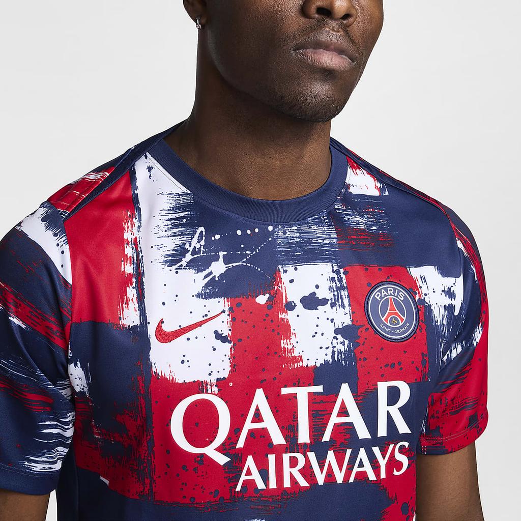 Nike Paris Saint Germain Academy Pro Casa Uomo Nike DriFIT Calcio Pre Partita Manica Corta Top FN9657-411