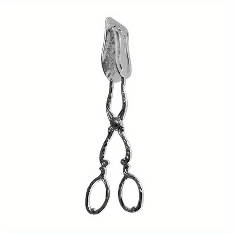 

Зажим для фруктового салата, торта, закусочного торта, зажим для салата в винтажном стиле, приспособление для выпечки, барбекю, щипцы для еды на шведском столе, позолоченные C серебряный