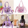 Trendy Labubu Children's Shoulder Bag Adorable Cartoon Snack Bag For Girls