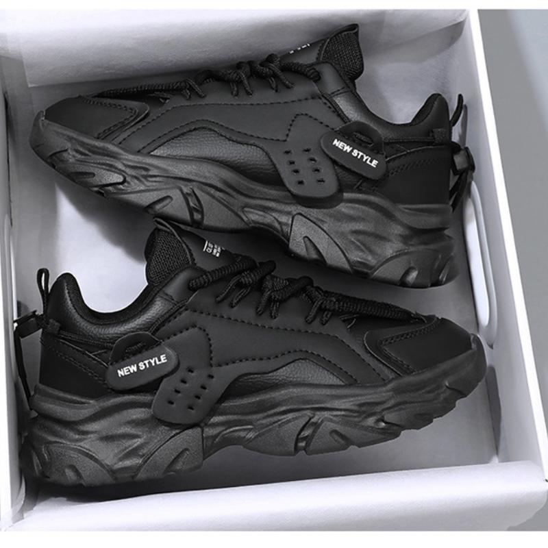 2025 New Men's Patchwork Breathable Sneakers Chunky Sole Casual Athletic Shoes Trendy Streetwear Comfort Footwear for Urban Men