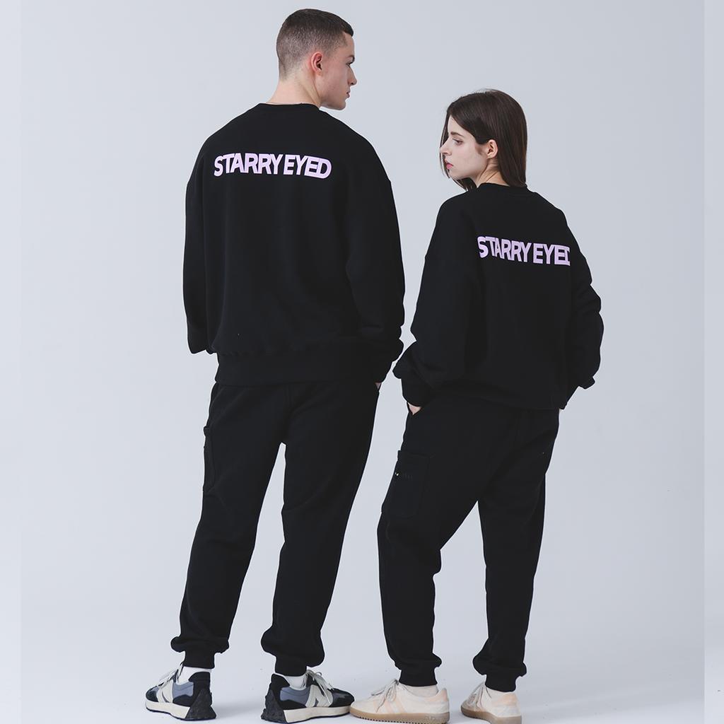 STARRYEYED Signature Star Sweat Jogger Pants (Black)