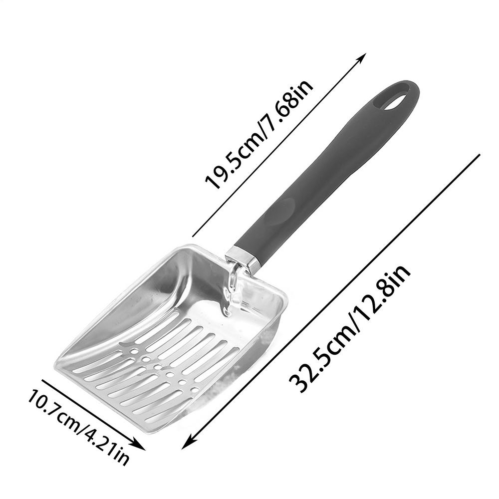 

Metal Fireplace Ash Shovel Hollow Out Wood Stove Ash Sifter Iron Coal Shovel Fire Pit Tools for Fireplaces Coal Separating