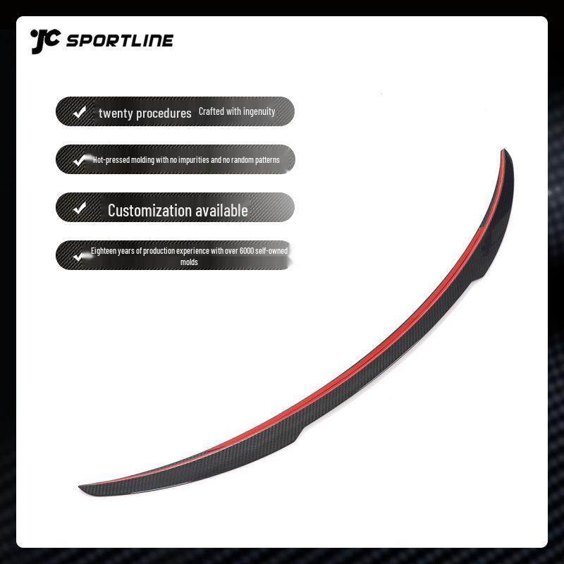 Custom Carbon Fiber Rear Spoiler for Tesla Model Y