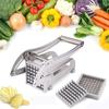 Stainless Steel Vegetable and French Fry Cutter - Potato, Cucumber Slicer Blade Tool